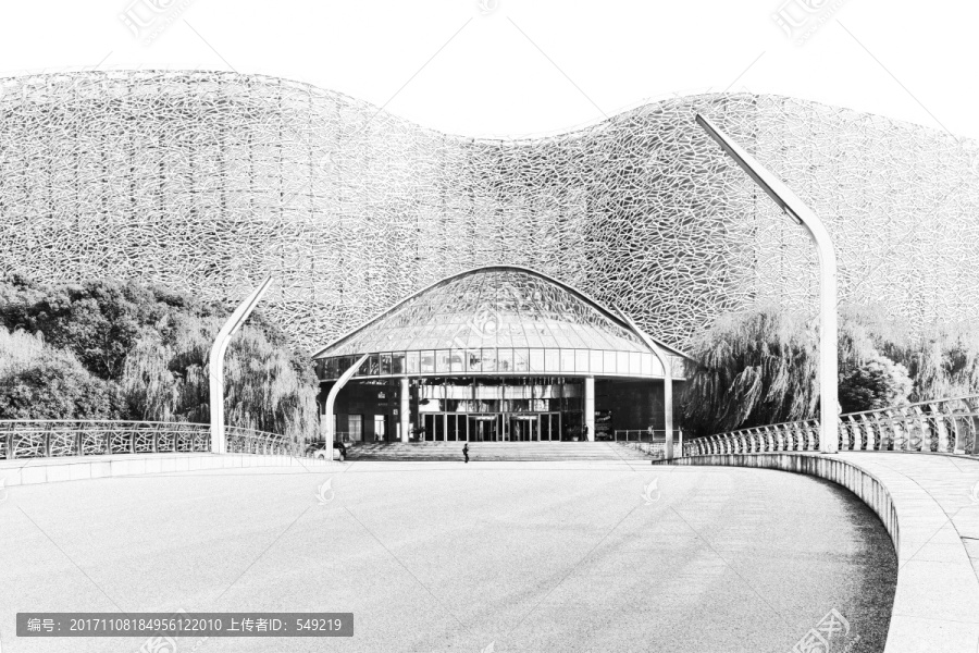 蘇州建筑線描,合成