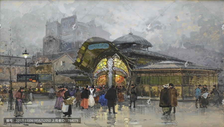 歐洲街景畫