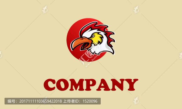 紅色公雞logo