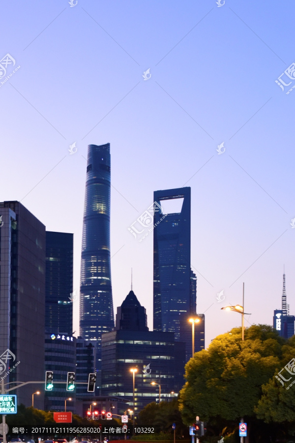 上海浦东城市风光