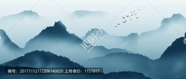 意境山水,水墨山水畫