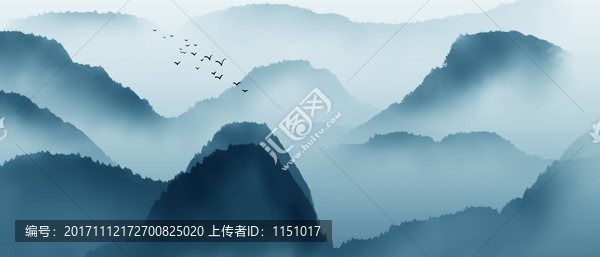 意境山水,水墨山水畫