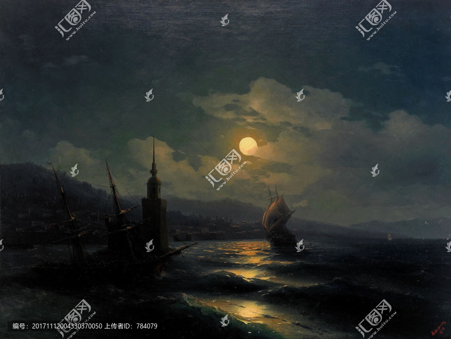 海洋油畫