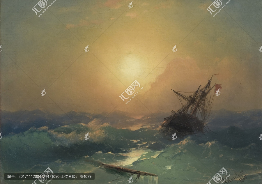 海洋油畫