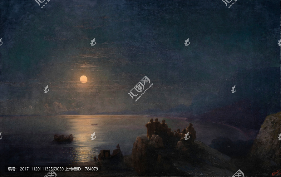 海洋油畫