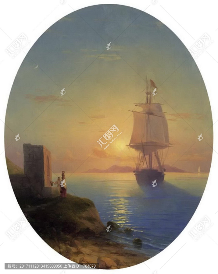 海洋油畫