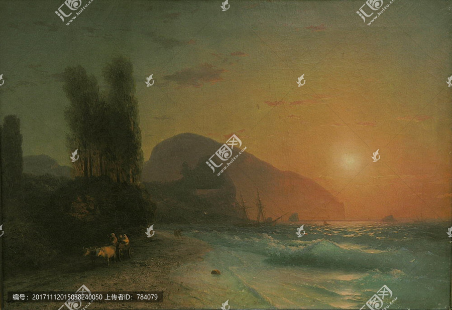 海洋油畫