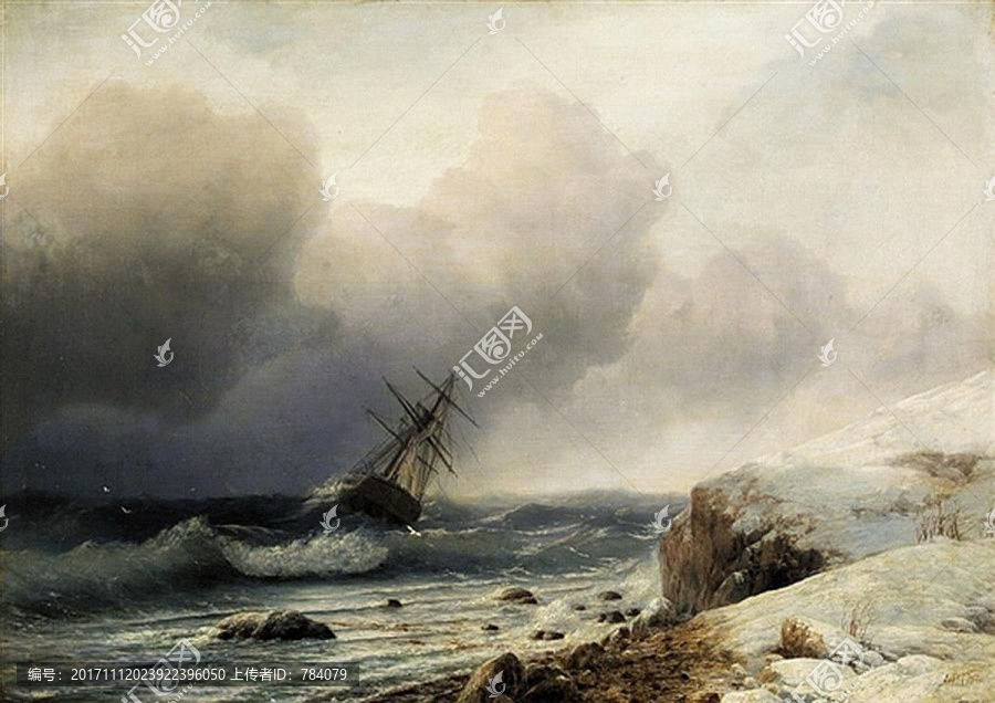 海洋油畫