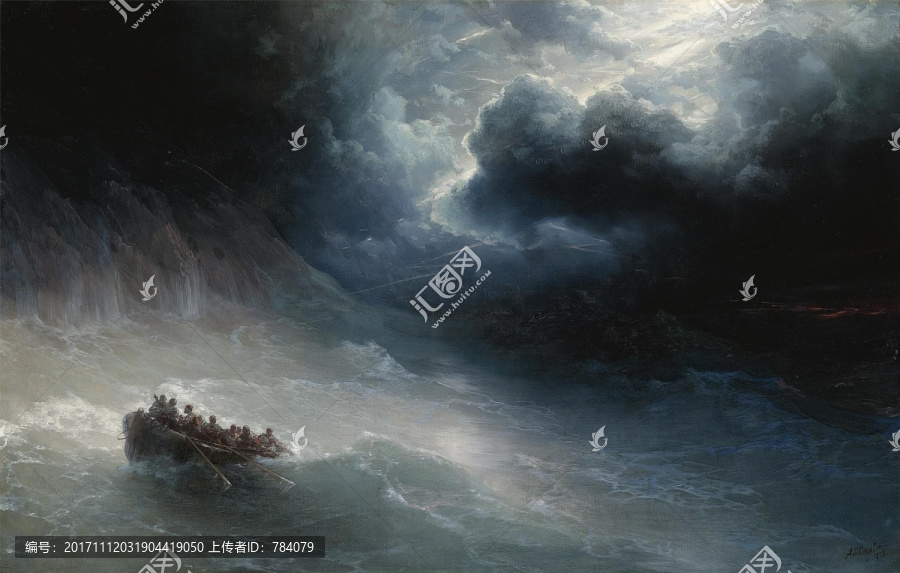 海洋油畫