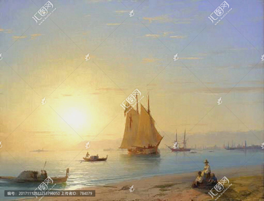 海洋油畫