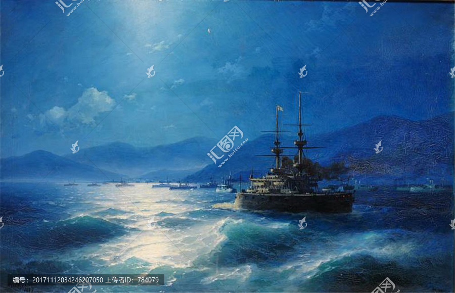 海洋油畫