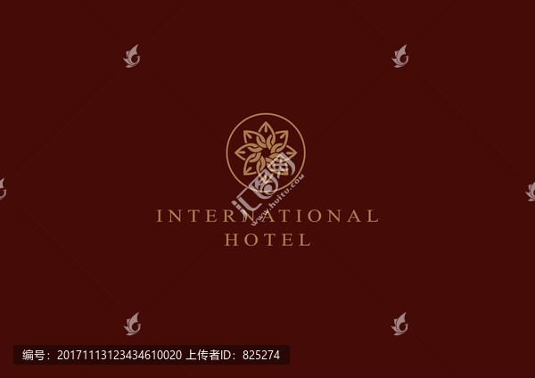 酒店會所高端logo標志設計
