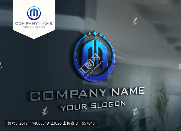 LOGO設(shè)計,M字母,大氣