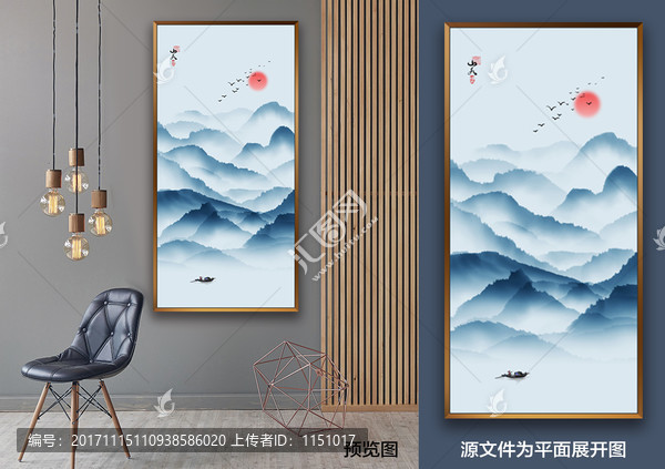 玄關(guān)水墨畫(huà)