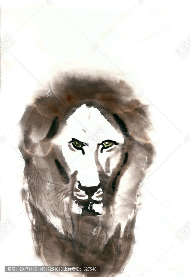 插畫獅子
