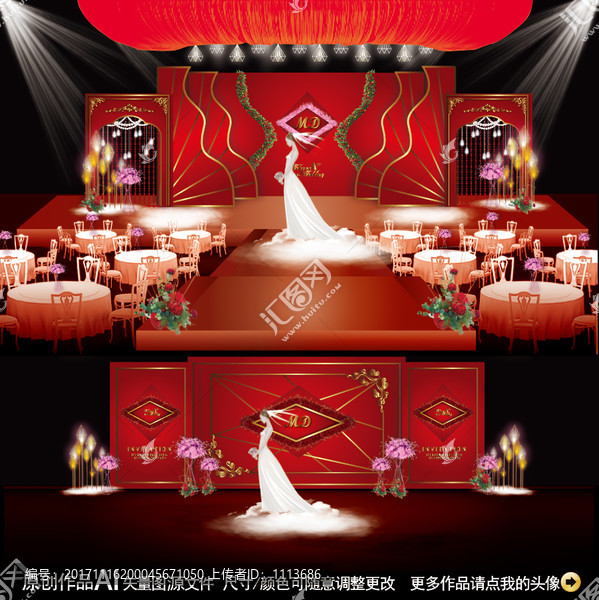 紅色系婚禮