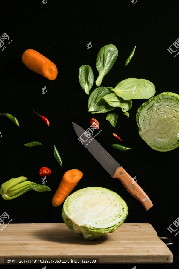切蔬菜
