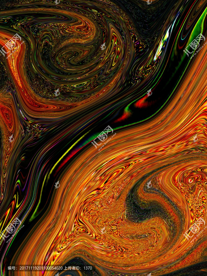 抽象畫,油畫,TIF無分層