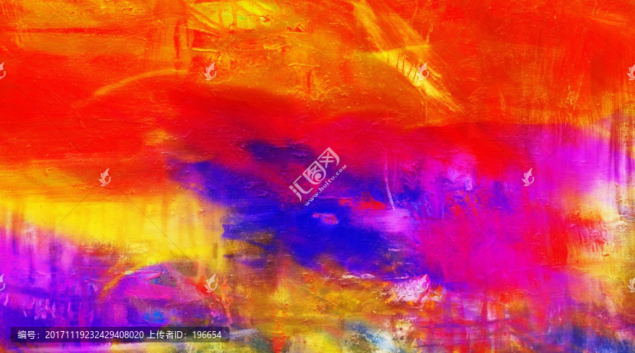 抽象油畫