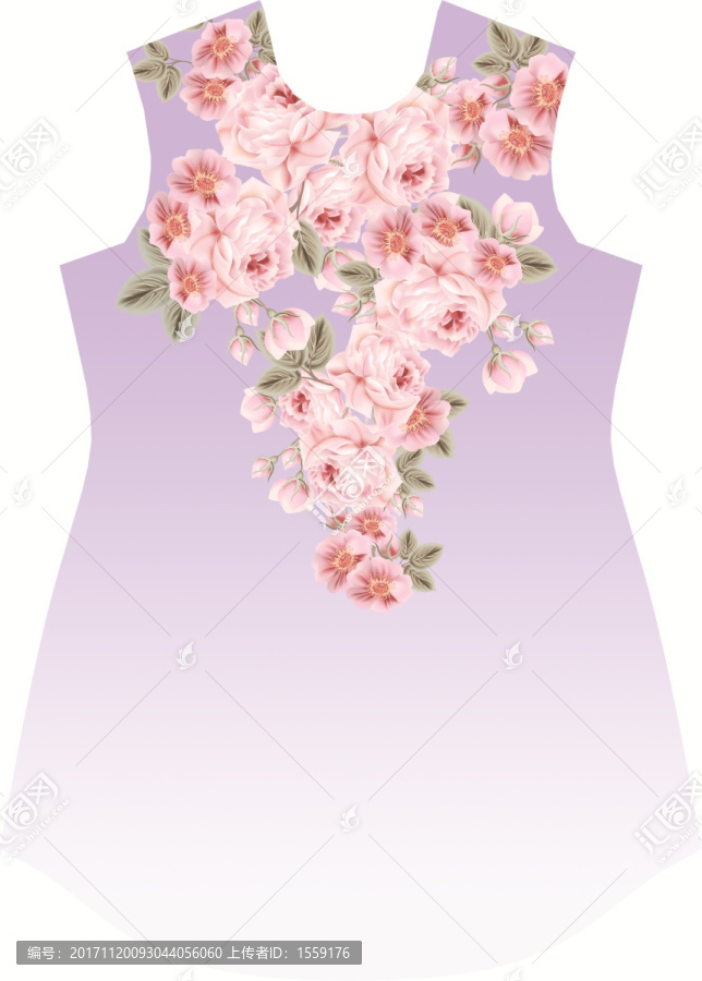 漸變花紋圖案