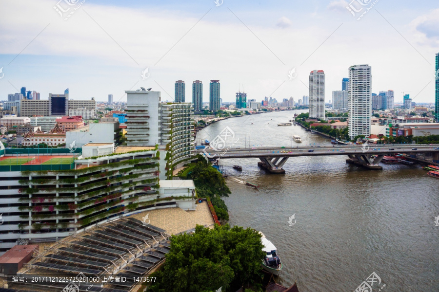 曼谷市区风景,曼谷城区,湄南河