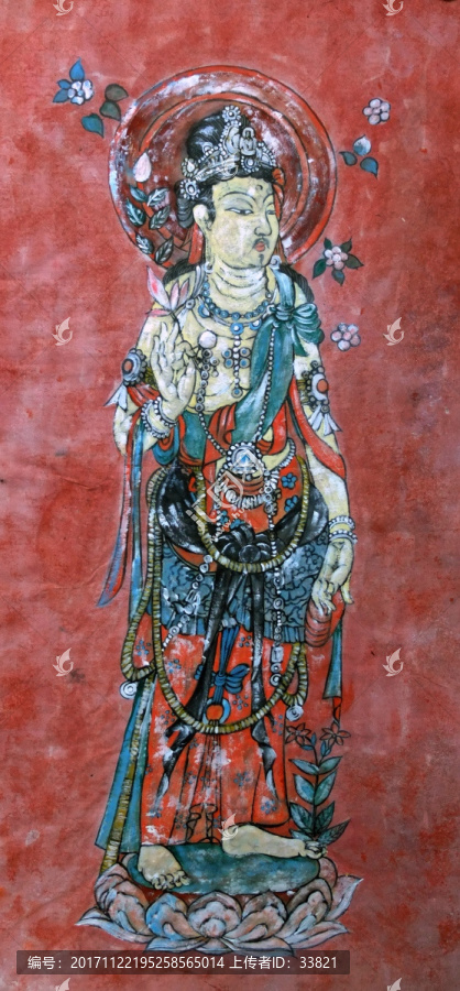 關(guān)中李瘋子李海洋作品敦煌菩薩