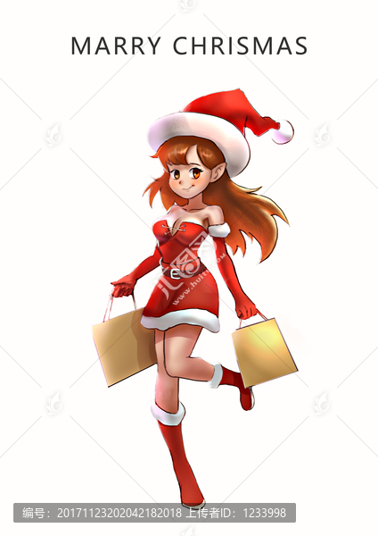 圣誕女郎,分層
