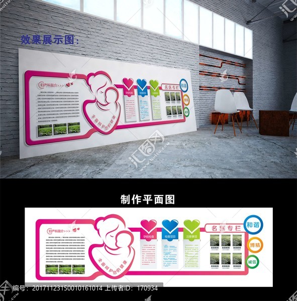 婦產(chǎn)科立體展板