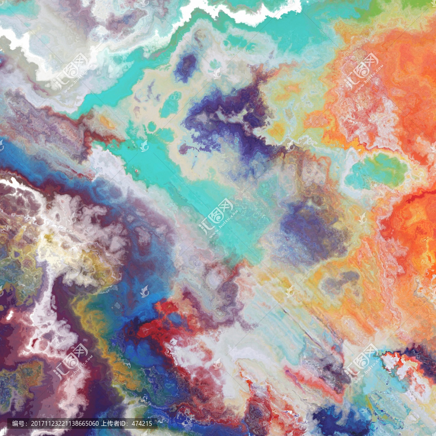 抽象油畫