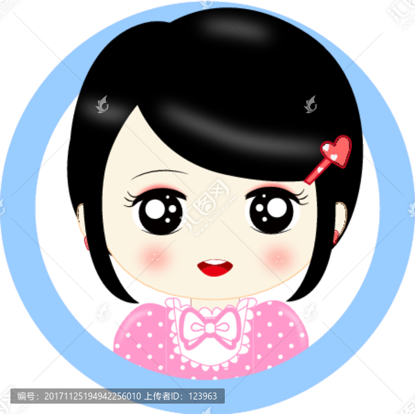 卡通女孩LOGO設(shè)計(jì)