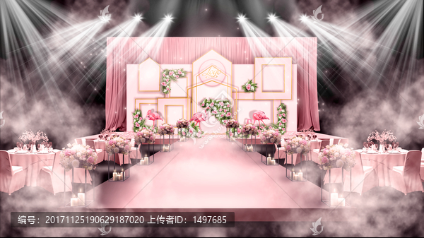 火烈鳥公主粉色系婚禮