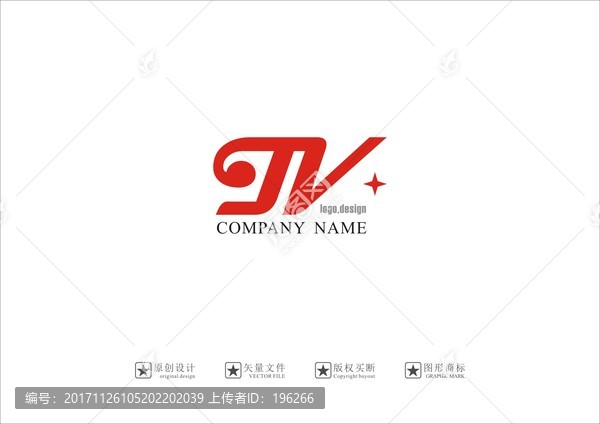 TVlogoJV標志設計老鷹標