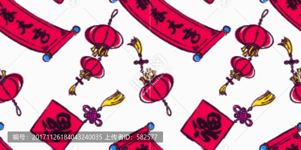 新春大吉紅燈籠福