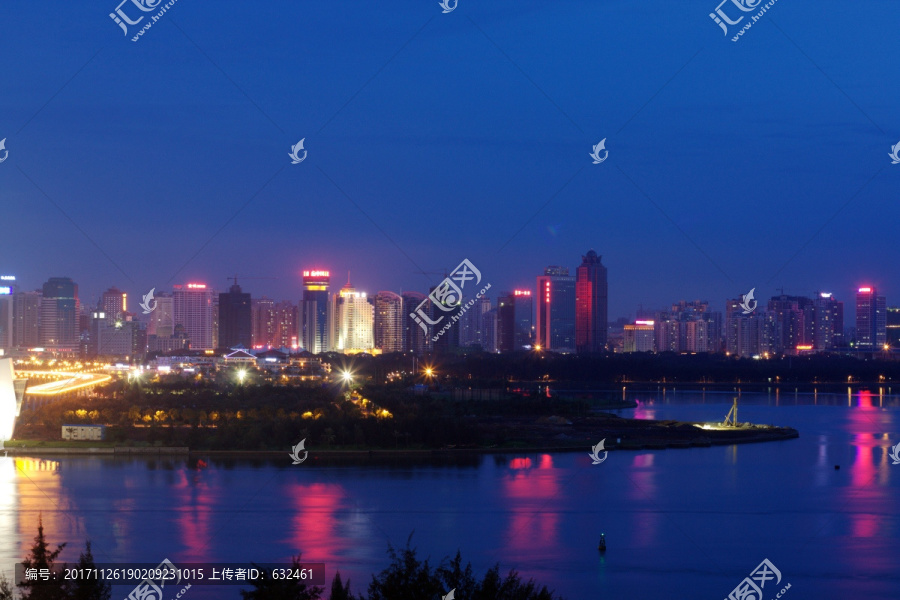 海口城市风光夜景