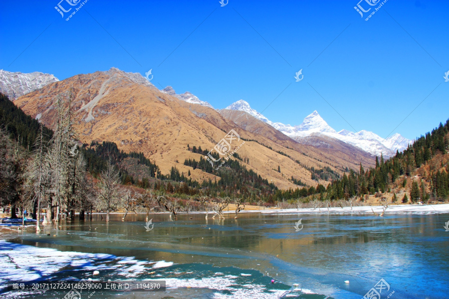 双桥沟,高山,湖泊