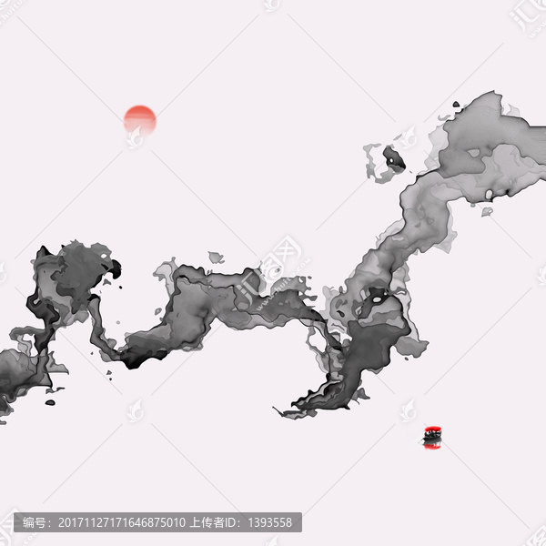 水墨抽象畫
