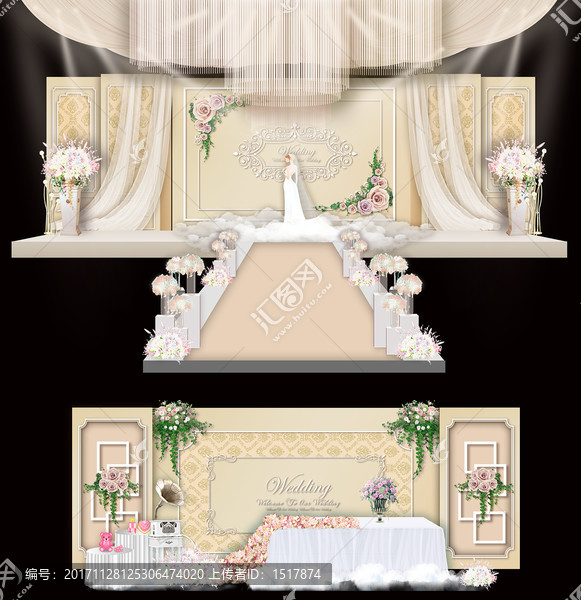 香檳婚禮,高貴婚禮,時尚婚禮