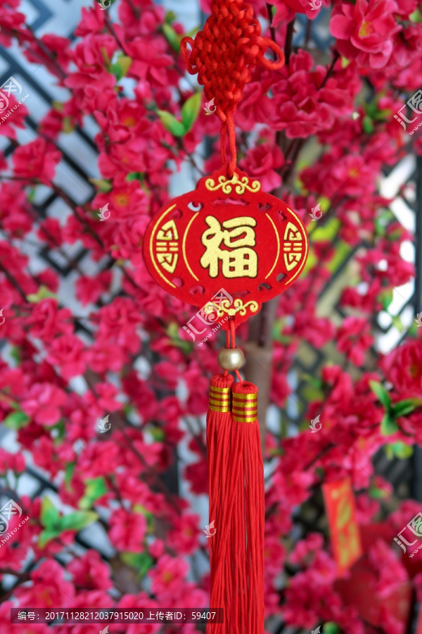 春节,中国结,喜庆背景