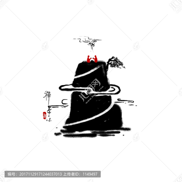 茶文化意境圖形