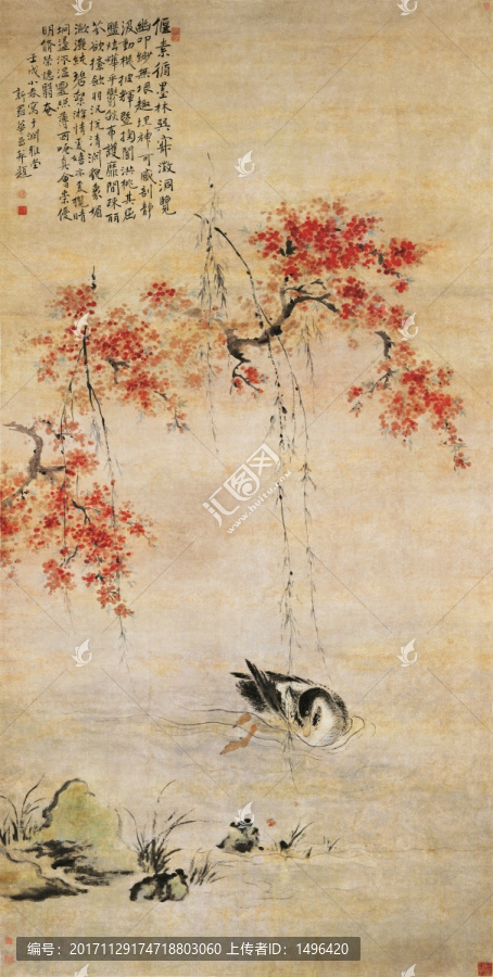 桃潭浴鴨