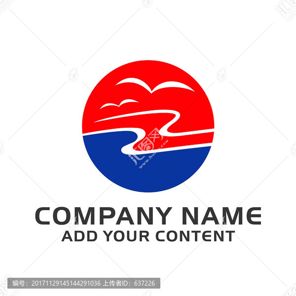江河紅日LOGO