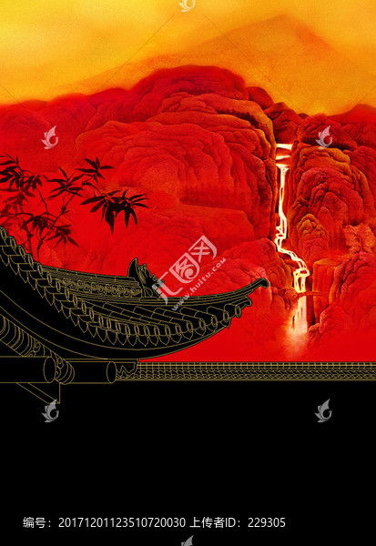新中式別墅竹與檐