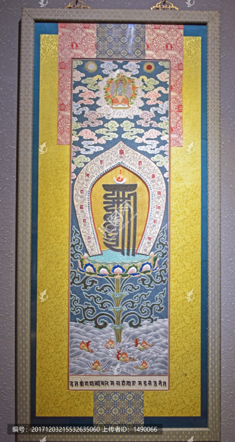 宗教文化传统刺绣展示