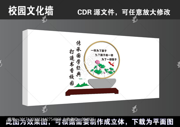 學(xué)校校園國學(xué)文化長廊高清展板