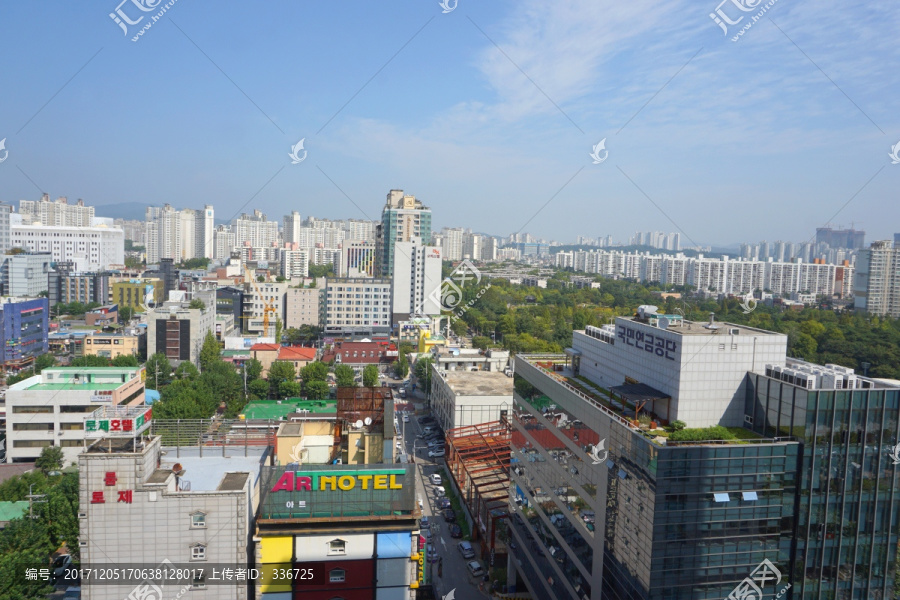 韩国水原风光,宾馆酒店建筑外景