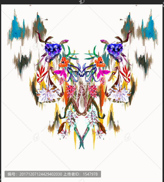 抽象印花