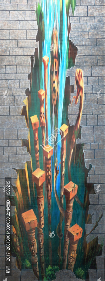 3D立體畫,埃及石,造夢視界