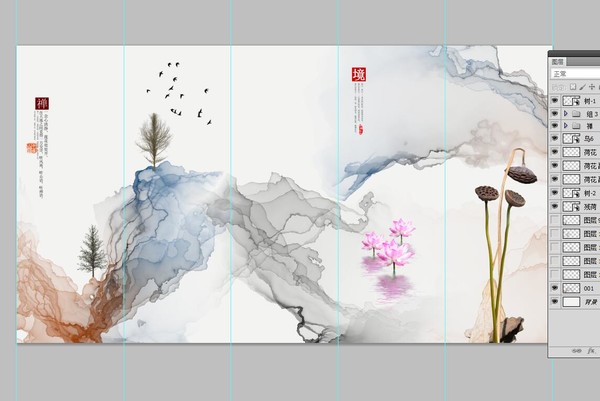 新中式山水畫(huà),裝飾畫(huà)