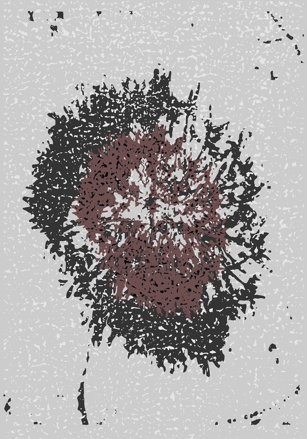 北歐風格無框畫蒲公英