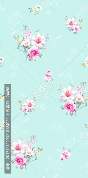 彩色小花,手繪花朵
